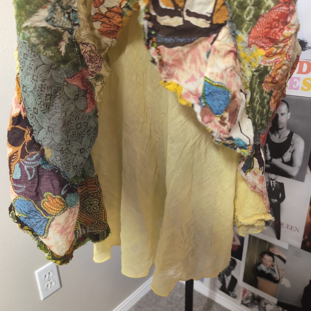 Whimsygoth Patchwork Vintage Dress - image 3